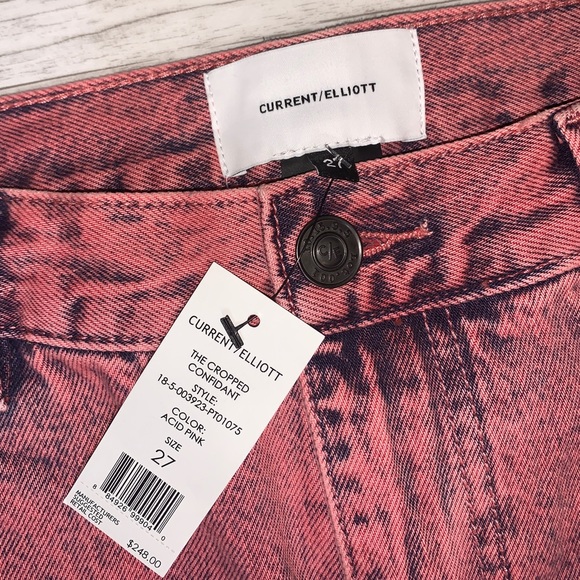 Current/Elliott The Cropped Confidant Jeans 27 NWT - Picture 2 of 6